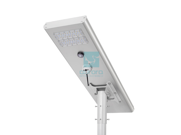 All-in-one solar street light supplier, 30w integrated design and CCTV camera