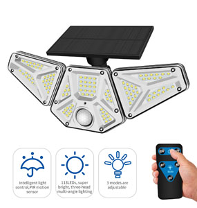 Outdoor light wall LED garden light adjustable motion sensor wall solar light supplier
