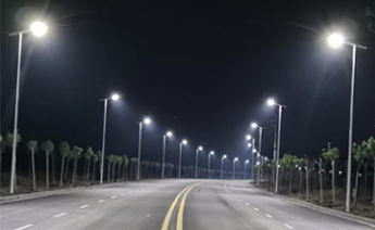 100w Integrated solar power lights street lamp project 