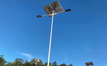 All-in-3 solar street lights 80W project in Uganda