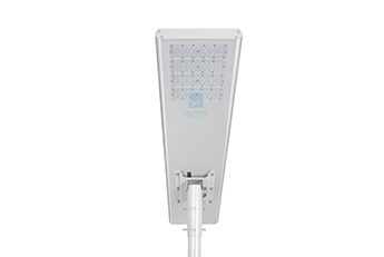 What are the factors that determine the brightness of solar street lights